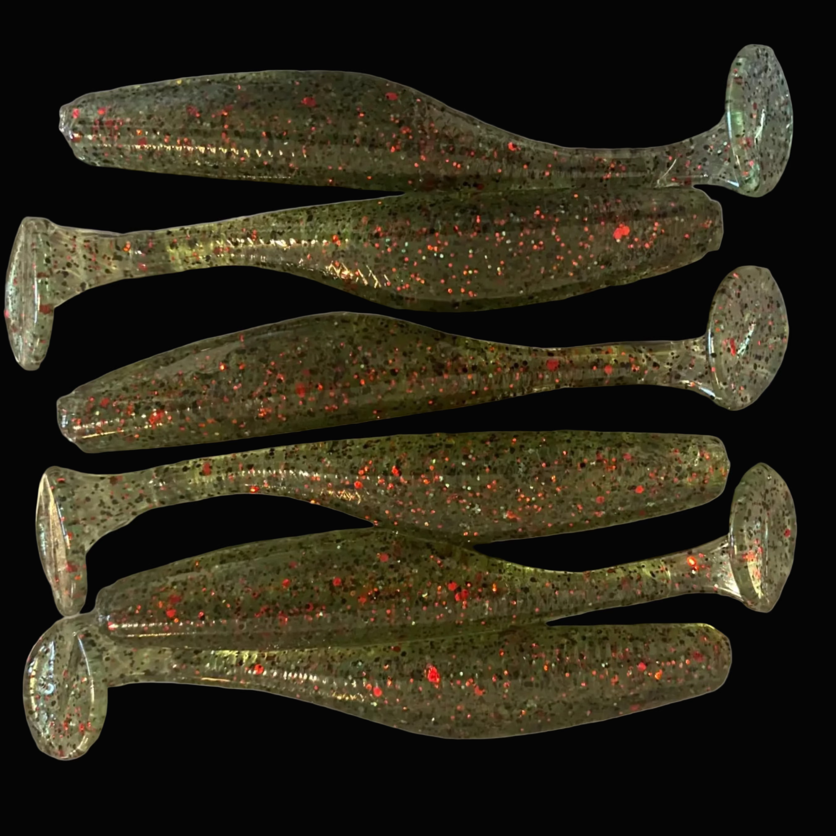 Watermelon Swim bait 3.8"