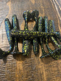 Black w/ Chartreuse flake 2.8" Swim bait