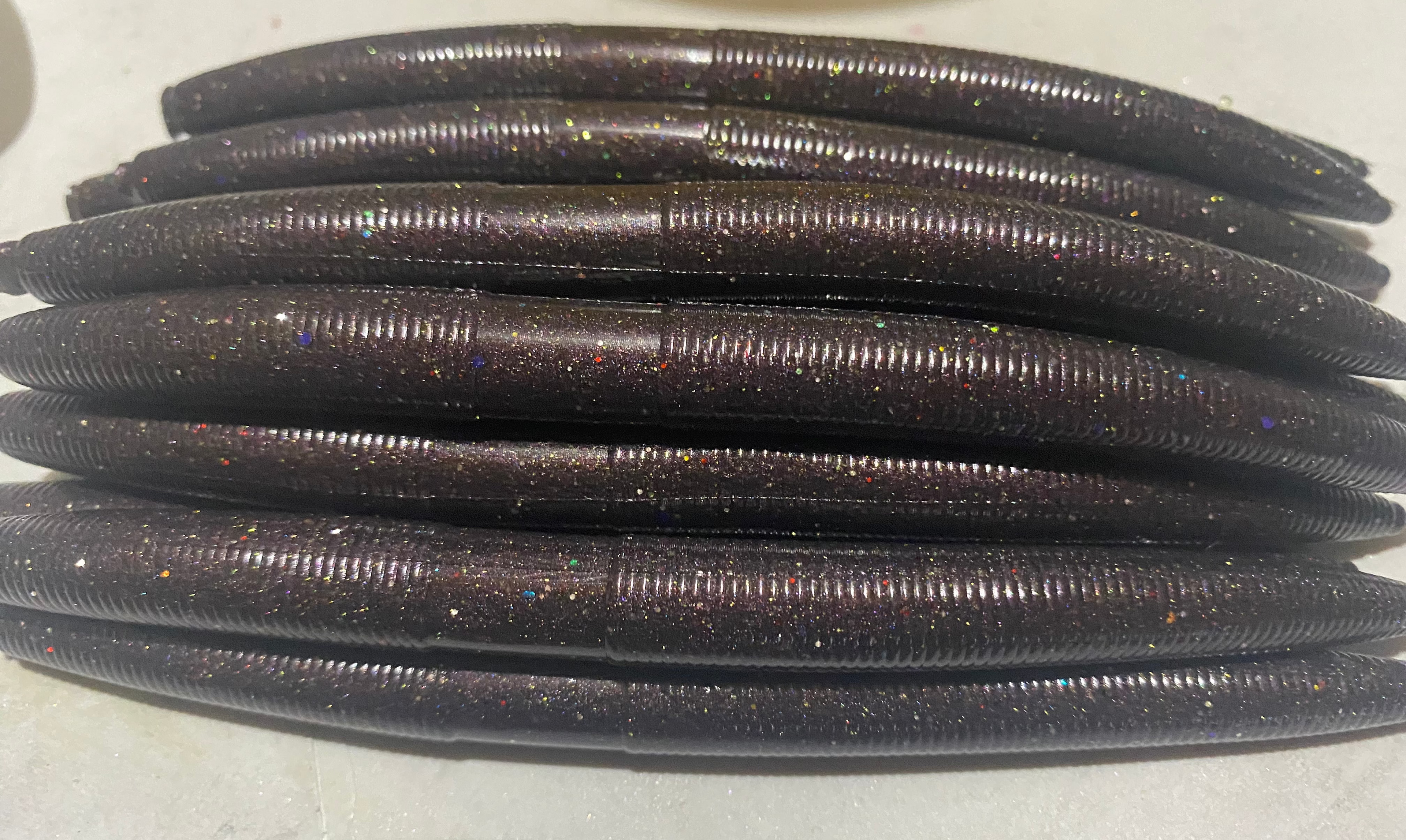5.25" Stick bait - Black/purple